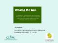 closing the gap a capability framework for working PowerPoint PPT Presentation
