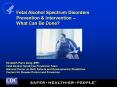 Fetal Alcohol Spectrum Disorders Prevention & Intervention PowerPoint PPT Presentation