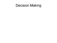 Decision Making