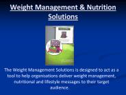 Weight Management & Nutrition Solutions The Weight