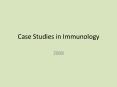 Case Studies in Immunology PowerPoint PPT Presentation