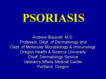 PSORIASIS