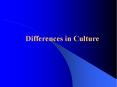 Differences in Culture PowerPoint PPT Presentation