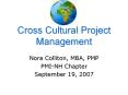 Cross Cultural Project Management PowerPoint PPT Presentation