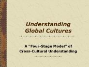 Understanding Global Cultures