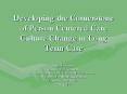 Developing the Cornerstone of Person Centered Care Culture Change in Long Term Care Jamie Gitzinger University of Kentucky Martin School of Public Policy and Administration Masters of Health Administration Capstone Presentation Spring 2008 PowerPoint PPT Presentation