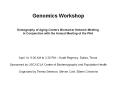 Genomics Workshop PowerPoint PPT Presentation