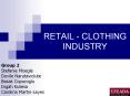 RETAIL - CLOTHING INDUSTRY PowerPoint PPT Presentation