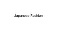Japanese Fashion