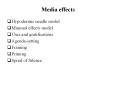 Media effects PowerPoint PPT Presentation