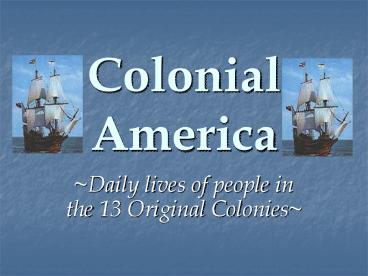 Colonial America