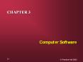 Computer Software PowerPoint PPT Presentation