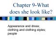 Chapter 9-What does she look like? PowerPoint PPT Presentation
