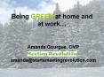 Being GREEN at home and at work… PowerPoint PPT Presentation