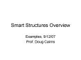 Smart Structures Overview PowerPoint PPT Presentation