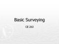 Basic Surveying PowerPoint PPT Presentation