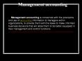 Management accounting PowerPoint PPT Presentation