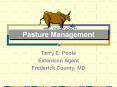 Pasture Management PowerPoint PPT Presentation