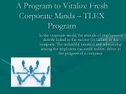 Transformational Leadership for Excellence