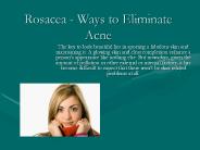 Rosacea Natural Treatment at it's Best!
