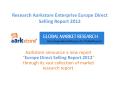 Research Aarkstore Enterprise Europe Direct Selling Report 2012 PowerPoint PPT Presentation
