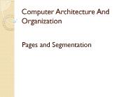 Computer Architecture And Organization