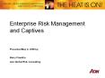 Enterprise Risk Management and Captives PowerPoint PPT Presentation