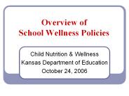 Overview of School Wellness Policies