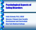 Psychological Aspects of Eating Disorders PowerPoint PPT Presentation