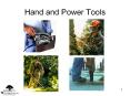 Hand and Power Tools PowerPoint PPT Presentation