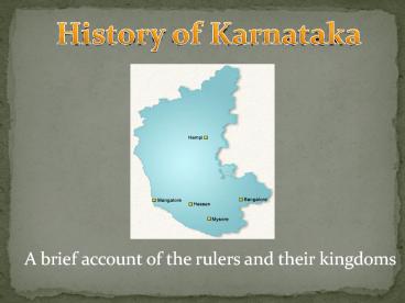 History of Karnataka