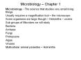Microbiology  PowerPoint PPT Presentation