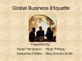 Global Business Etiquette PowerPoint PPT Presentation