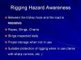 Rigging Hazard Awareness PowerPoint PPT Presentation