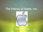 The History of Apple, Inc.