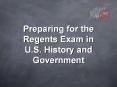 Preparing for the Regents Exam in U.S. History and Government PowerPoint PPT Presentation
