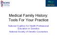 Medical Family History: Tools For Your Practice PowerPoint PPT Presentation