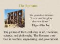 The Romans PowerPoint PPT Presentation