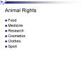 Animal Rights PowerPoint PPT Presentation