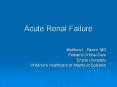 Acute Renal Failure PowerPoint PPT Presentation