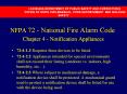 NFPA 72 - National Fire Alarm Code Chapter 4 - Notification Appliances PowerPoint PPT Presentation
