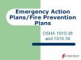 OSHA 1910.38 and 1910.39 PowerPoint PPT Presentation