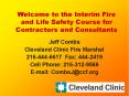 Welcome to the Interim Fire and Life Safety Course for Contractors and Consultants PowerPoint PPT Presentation