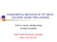 FUNDAMENTAL BEHAVIOR OF CFT BEAM-COLUMNS UNDER FIRE LOADING PowerPoint PPT Presentation