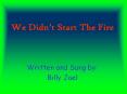 We Didn’t Start The Fire PowerPoint PPT Presentation