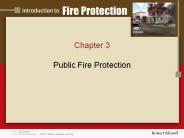 Chapter 3 Public Fire Protection
