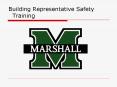 Building Representative Safety Training PowerPoint PPT Presentation