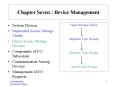 Chapter Seven : Device Management PowerPoint PPT Presentation