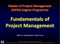 Project Management PowerPoint Slides for Week 03 PowerPoint PPT Presentation