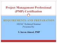 REQUIREMENTS AND PREPARATION